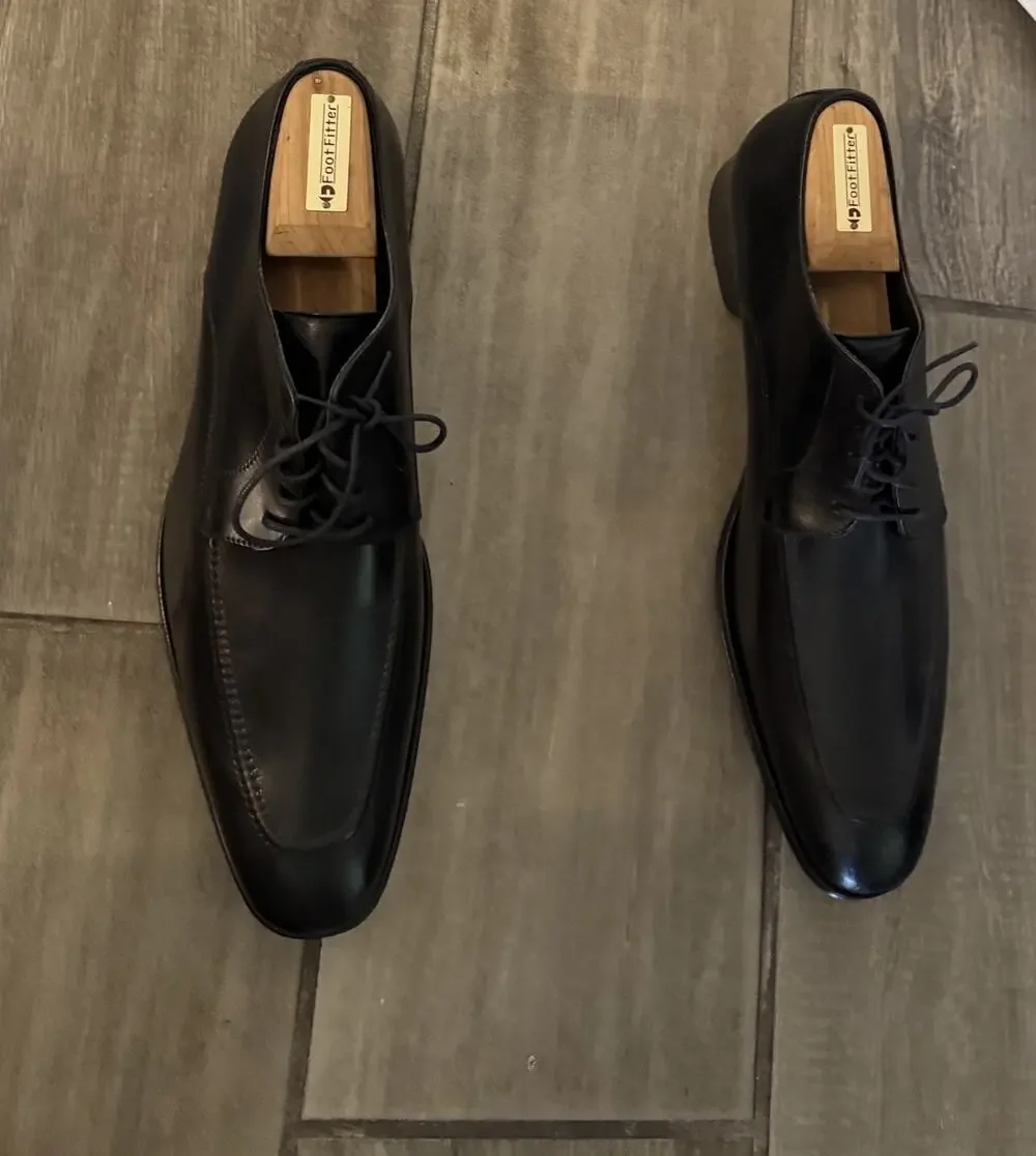 TO BOOT NEW YORK Dimitri Black Leather Derby Oxford SZ 11.5 #2060 $450